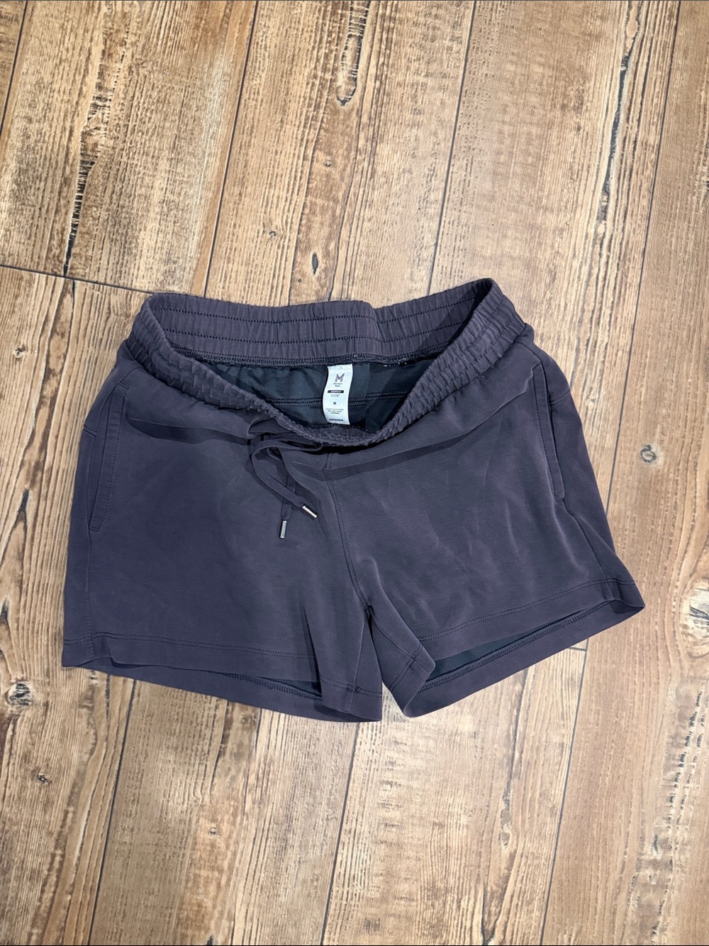 Women's Charcoal Athletic Drawstring Shorts